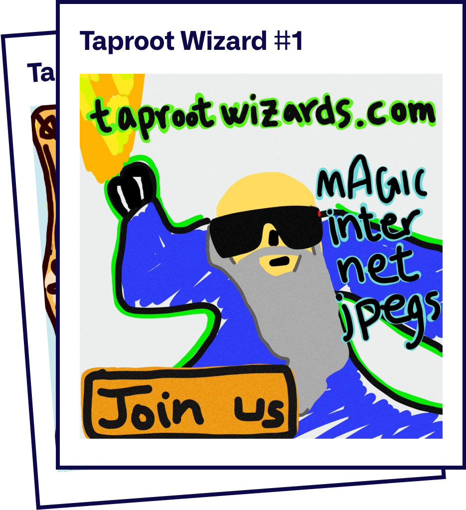 Taproot Wizard cards